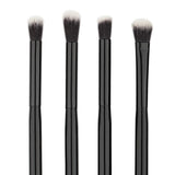 Maxbell Black Handle Professional Eye Shadow Makeup Brushes Set Cosmetic Eyeshadow Nylon Hair Brush Kits(8pcs)