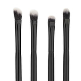 Maxbell Black Handle Professional Eye Shadow Makeup Brushes Set Cosmetic Eyeshadow Nylon Hair Brush Kits(8pcs)