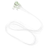 Maxbell 20pcs/lot Sharpened Barbed String Hooks Glow in Dark Sea Fishing Tackle Hooks #24