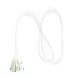 Maxbell 20pcs/lot Sharpened Barbed String Hooks Glow in Dark Sea Fishing Tackle Hooks #24
