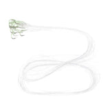 Maxbell 20pcs/lot Sharpened Barbed String Hooks Glow in Dark Sea Fishing Tackle Hooks #24