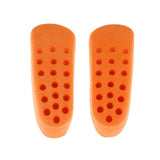 Maxbell 1 Pair Men's In-Sock Arch Support Height Increase Heel Lift Shoe Insert Cushion Pads - Orange