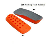 Maxbell 1 Pair Men's In-Sock Arch Support Height Increase Heel Lift Shoe Insert Cushion Pads - Orange