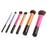 Set of 6 Eyeliner Eye Face Powder Contour Foundation Concealer Makeup Brush Make Up Brushes Kit