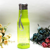 Max Maxb Plastic Leak-proof Drinks Sports Cycling Hiking Gym Water Bottle Green