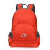 Unisex Foldable Ultra Lightweight Backpack Hiking Camping Rucksack 20L Red