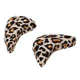 Pair Of Women Men High-Heels Pointed Shoes Insoles Foot Care Protector Pad Leopard