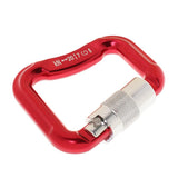 Maxbell Aluminum Alloy Locking Caribiners for Paragliding 20KN - Red