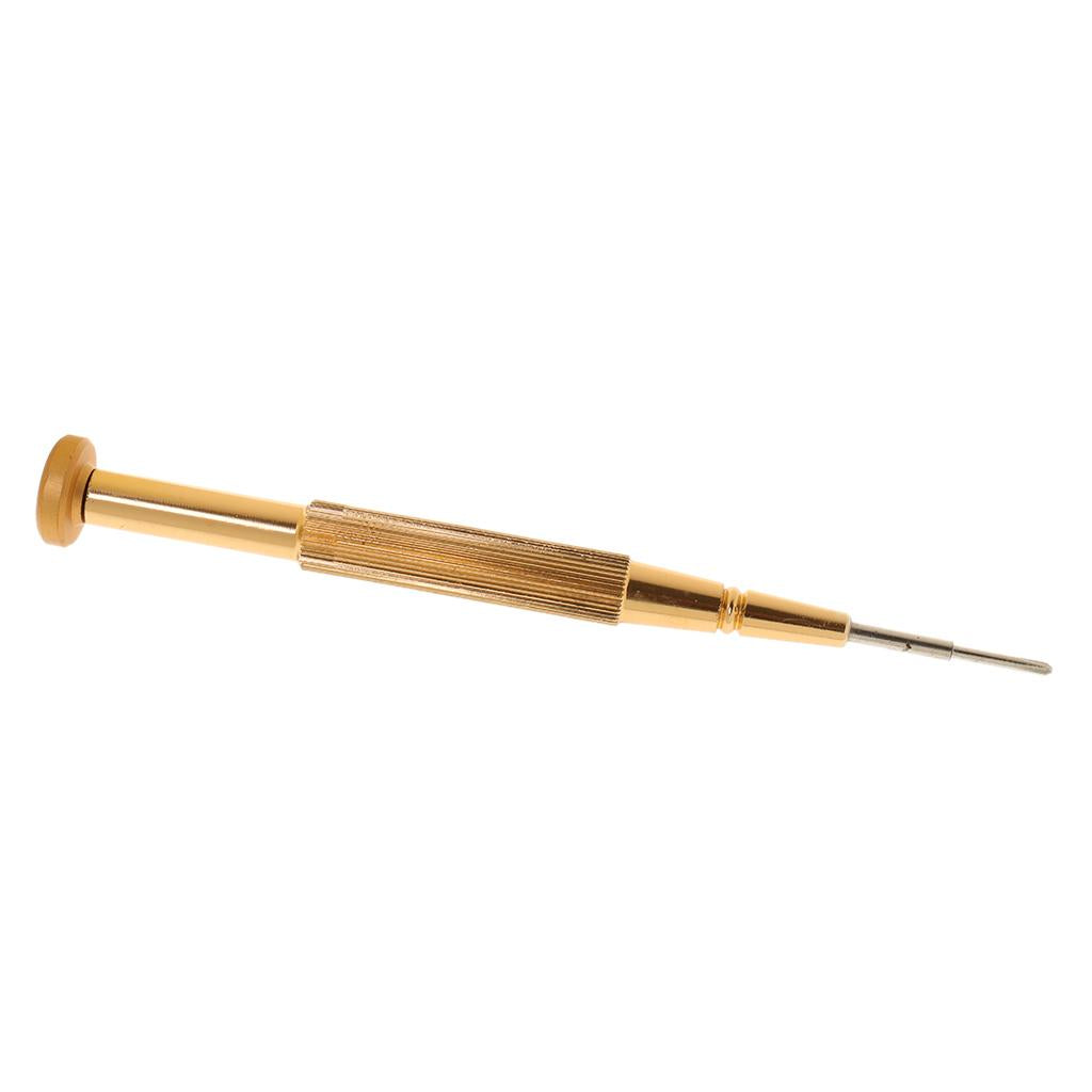Maxbell Stainless Steel Phillips Screwdriver Repairing Tool for MP3 PDA Watches Glasses Gold