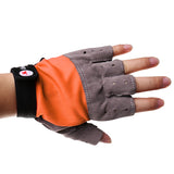 Maxbell Summer Cycling Bike Non-slip Half Finger Gloves Breathable Sports Short Gloves Yellow