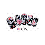 Maxbell 20 Sheets Flowers Nail Art Water Transfer Decals Sticker Wrap DIY Tips Decor
