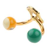 Maxbell Door Wall Mounted Hanging Coat/Robe Billiards Decor Double Hook Hanger