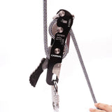 Maxbell Heavy Duty Safety Stop Descender for 9-12mm Rope Rock Climbing Caving Abseil Rescue Gear Equipment