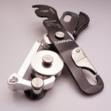 Maxbell Heavy Duty Safety Stop Descender for 9-12mm Rope Rock Climbing Caving Abseil Rescue Gear Equipment