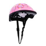Maxbell 7 Pieces Kids Child Multi-Sport Helmet With Knee Pads Elbow Wrist Protection Set for Skateboard Cycling Skate Scooter - Pink