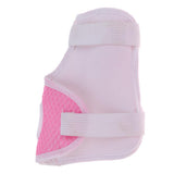 Maxbell 7 Pieces Kids Child Multi-Sport Helmet With Knee Pads Elbow Wrist Protection Set for Skateboard Cycling Skate Scooter - Pink