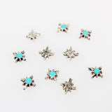 Maxbell 100Pcs New Retro Alloy 3D Nail Art DIY Decorations Rhinestone Jewelry Nail Accessories