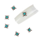 Maxbell 100Pcs New Retro Alloy 3D Nail Art DIY Decorations Rhinestone Jewelry Nail Accessories