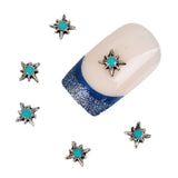 Maxbell 100Pcs New Retro Alloy 3D Nail Art DIY Decorations Rhinestone Jewelry Nail Accessories