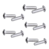 Maxbell 10Pcs Road Bike Cycling Water Bottle Holder Cage Bolts Screws M5*15 Stainless Steel