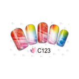 Maxbell Fashion 20 Sheet Wedding Party Colorful Nail Art Water Transfer Decal Stickers Manicure Tips Tattoo - Style 8