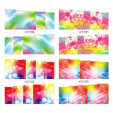 Maxbell Fashion 20 Sheet Wedding Party Colorful Nail Art Water Transfer Decal Stickers Manicure Tips Tattoo - Style 8