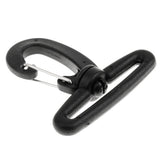 Maxbell Nylon Swivel Snap Hook Clip Backpack Webbing Buckle Black 50MM