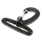 Maxbell Nylon Swivel Snap Hook Clip Backpack Webbing Buckle Black 50MM