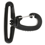 Maxbell Nylon Swivel Snap Hook Clip Backpack Webbing Buckle Black 50MM