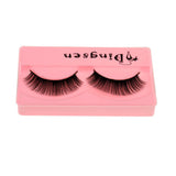 Pair Of Handmade Long Thick Curl False Eyelashes Extensions Tool Makeup Cosmetic Supplies 10MM Black