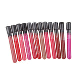 Maxbell Cosmetics Professional Matte Lipstick Set of 12 Colors Waterproof Lip Gloss