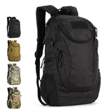 25L Waterproof Backpack Hiking Camping Rucksack Laptop Shoulder Bag ACU Camo
