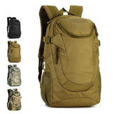 25L Waterproof Backpack Hiking Camping Rucksack Laptop Shoulder Bag CP Camo