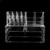 Maxbell Clear Acrylic Cosmetic Storage Case Jewelry Makeup Organizer Drawers - Aladdin Shoppers
