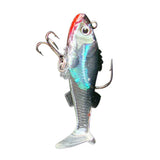Maxbell 6cm 3D Eyes Artificial Lures Life-like Fishing Lures Bionic Minnow Baits with Hooks