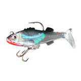 Maxbell 6cm 3D Eyes Artificial Lures Life-like Fishing Lures Bionic Minnow Baits with Hooks