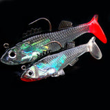 Maxbell 6cm 3D Eyes Artificial Lures Life-like Fishing Lures Bionic Minnow Baits with Hooks