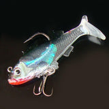 Maxbell 6cm 3D Eyes Artificial Lures Life-like Fishing Lures Bionic Minnow Baits with Hooks
