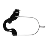 Maxbell 1 Pair 23mm Stainless Steel Smooth Horse Riding Boots Spur + Nylon Webbing Strap