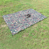 Maxbell Waterproof Rain Poncho, Multifunction Outdoor Camouflage Raincoat, for Hunting Camping and with Grommet Corners for Shelter Use