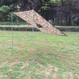 Maxbell Waterproof Rain Poncho, Multifunction Outdoor Camouflage Raincoat, for Hunting Camping and with Grommet Corners for Shelter Use