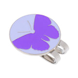 Max Golf Hat Clip with Detachable Magnetic Golf Ball Marker Purple