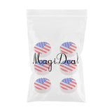 Maxbell Silicone Tennis Racquet Vibration Dampener Shock Absorber Damper 6 USA Flag