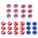 Maxbell Silicone Tennis Racquet Vibration Dampener Shock Absorber Damper 6 USA Flag