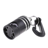 Max Scuba Diving Regulator Hose Holder Snorkeling Octopus Holder w/ Clip Silver