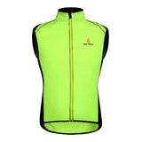 Max Unisex Reflective Bike Cycling Windproof Vest Running Sports Coat M Green