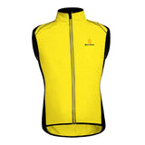 Max Unisex Reflective Bike Cycling Windproof Vest Running Sports Coat XL Yellow