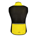Max Unisex Reflective Bike Cycling Windproof Vest Running Sports Coat M Yellow