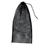 Max Mesh Drawstring Bag Scuba Diving Snorkelling Drawstring Mesh Bag Black