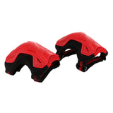 Max 6Pcs Skateboard Protective Pad Gear Knee Elbow Pad Wrist Guard Set S Red